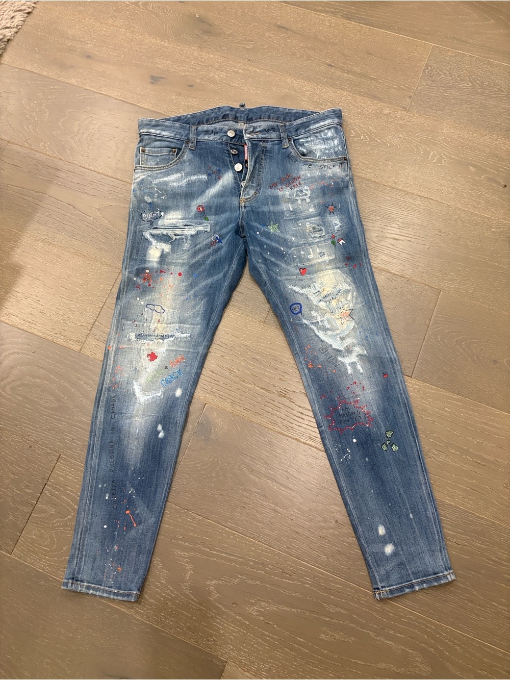DSQUARED2 Light Blue Denim Jeans